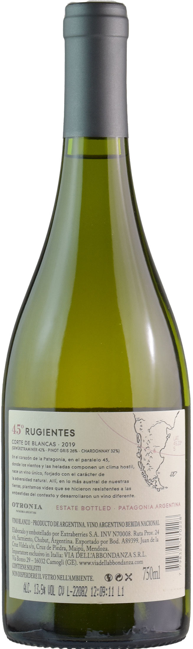 Bodega Otronia Patagonia 45 Rugientes Corte de Blancas 2019 - immagine 2