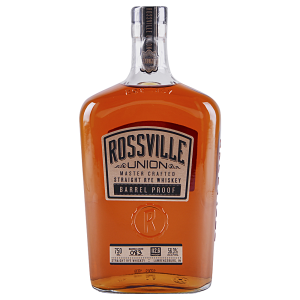 Rossville Union Barrel Proof Rye Whiskey 750ml