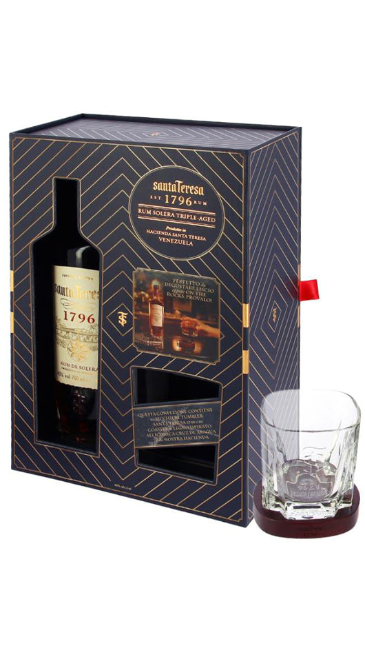 Special Pack Rum Santa Teresa 1796 + 1 bicchiere + 1 coaster - Santa Teresa 1796